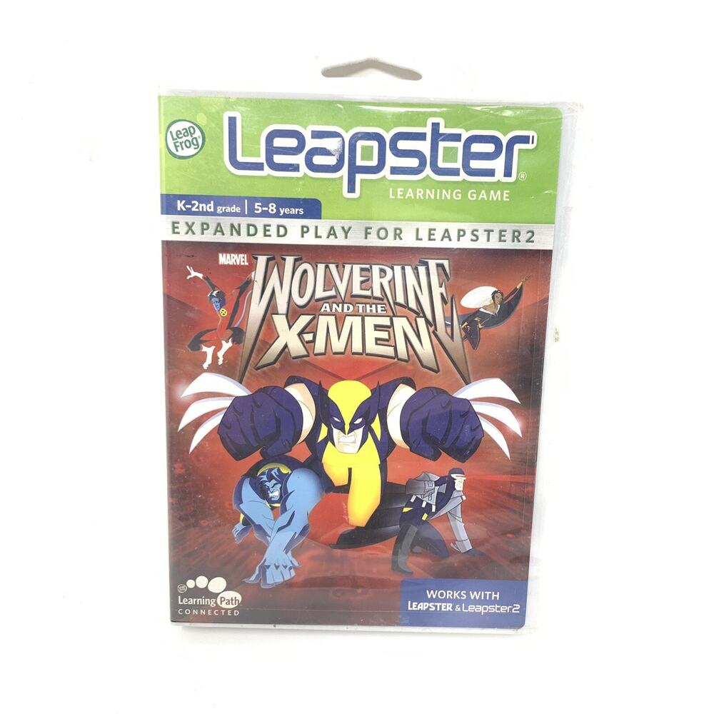 LeapFrog Leapster Learning Game Wolverine and the X-Men K-2nd Grade 5-8 Years